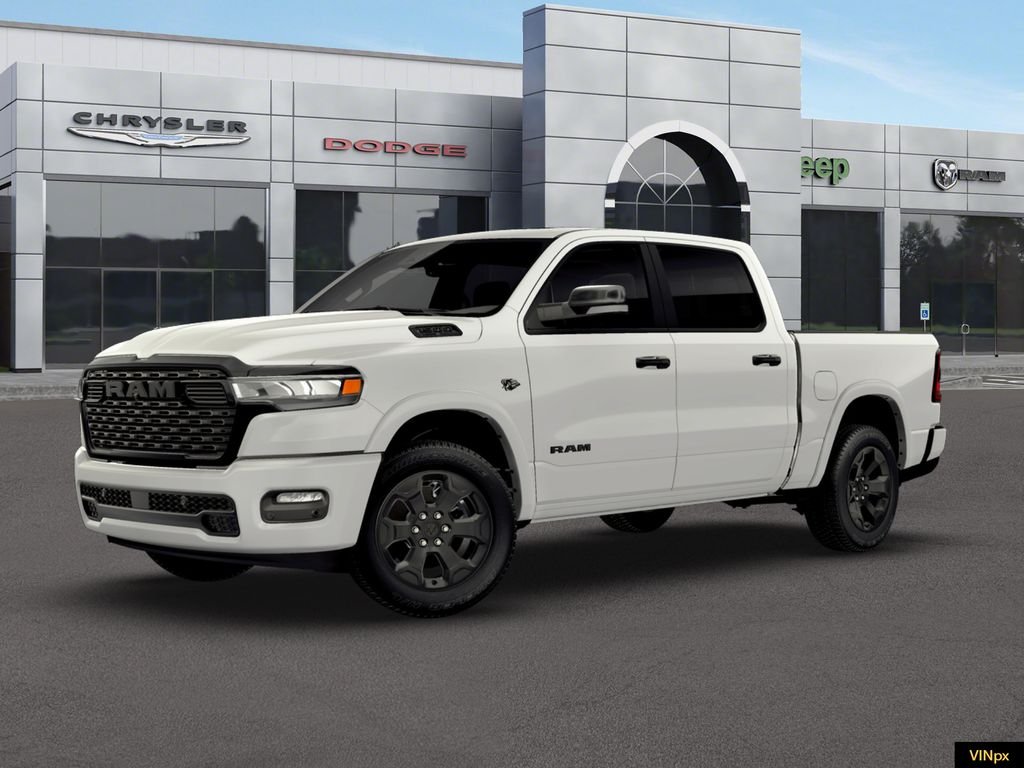 New 2026 Bright White Clear-Coat Exterior Paint RAM Big Horn/Lone Star image 2