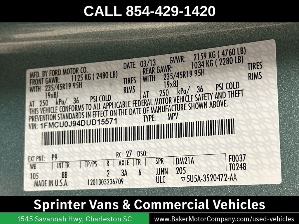 Used 2013 Blue Ford Titanium image 34