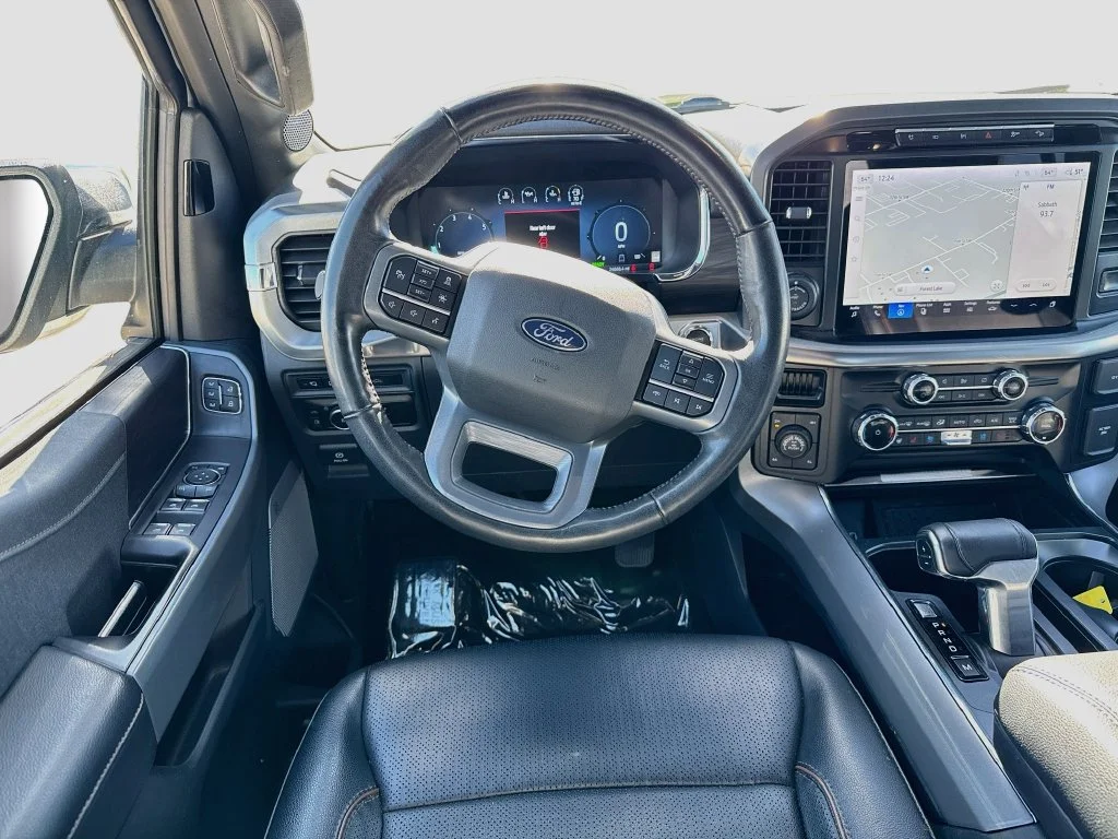 Certified Used 2024 White Metallic Ford Lariat image 19