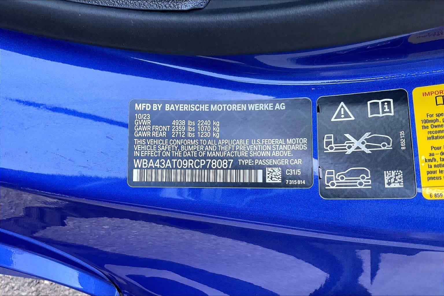 Certified Used 2024 Portimao Blue Metallic BMW 430i xDrive image 32