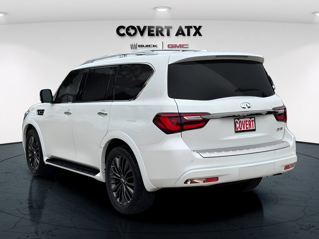 Used 2021 Moonstone White INFINITI Premium Select image 4