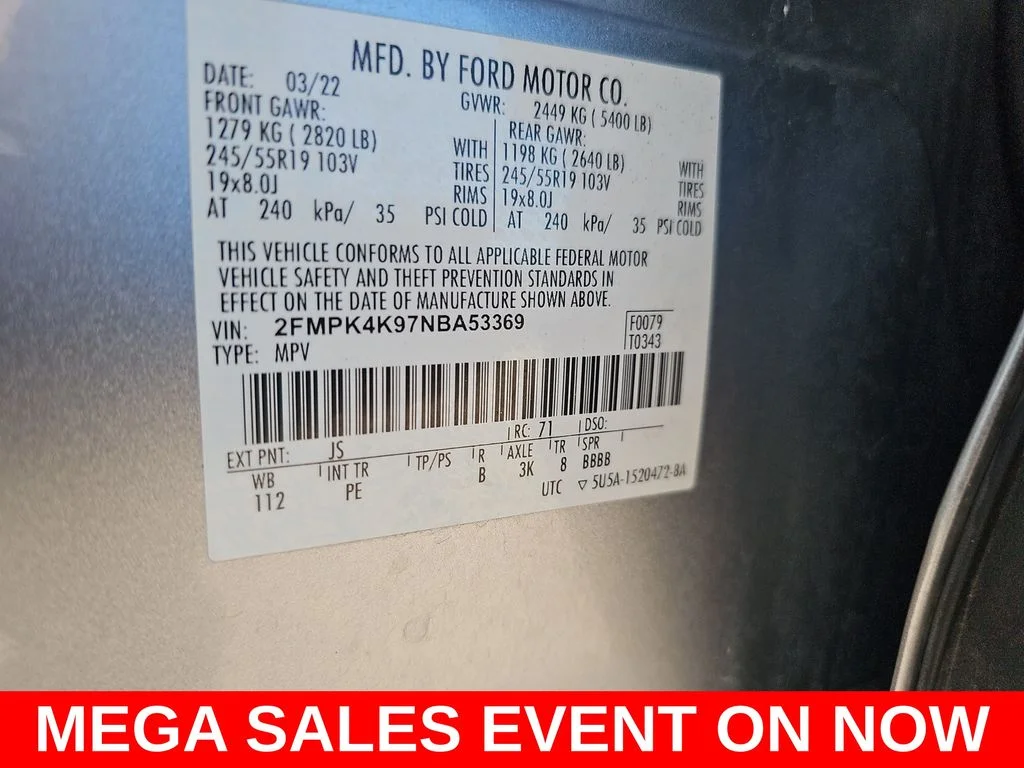 Used 2022 Silver Ford Titanium image 43