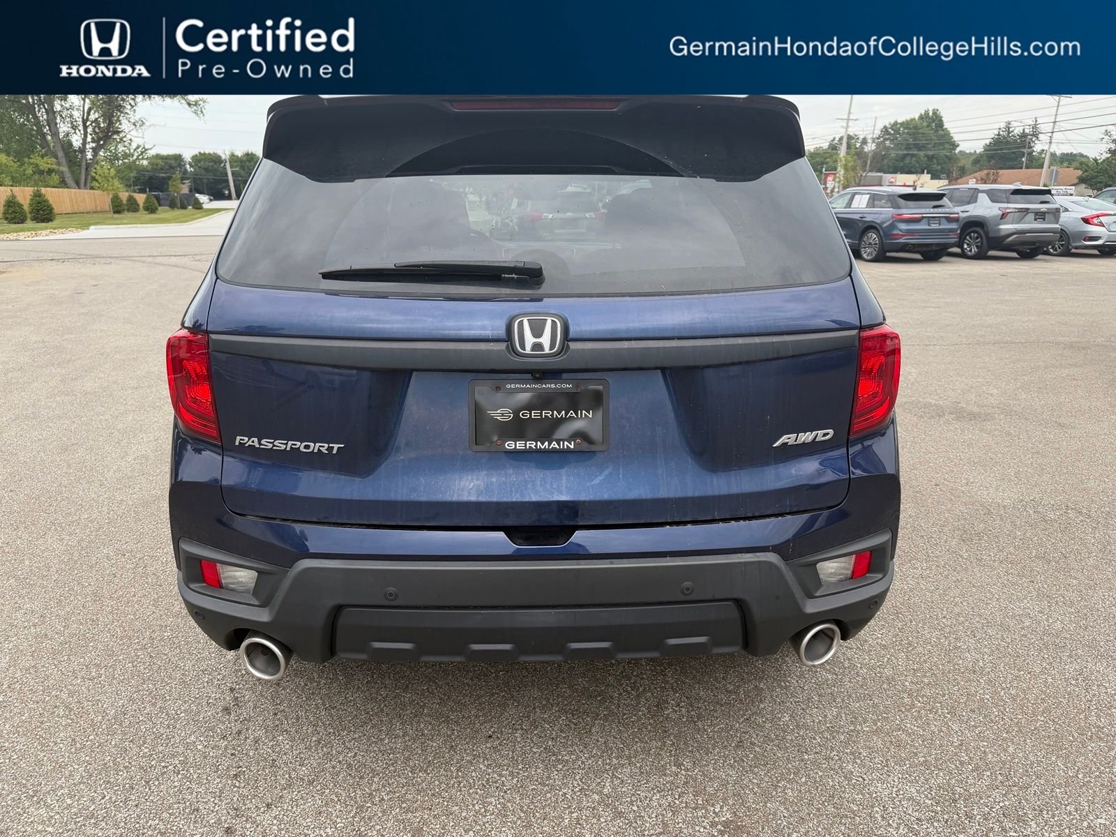 Certified Used 2023 Obsidian Blue Pearl Honda EX-L image 8