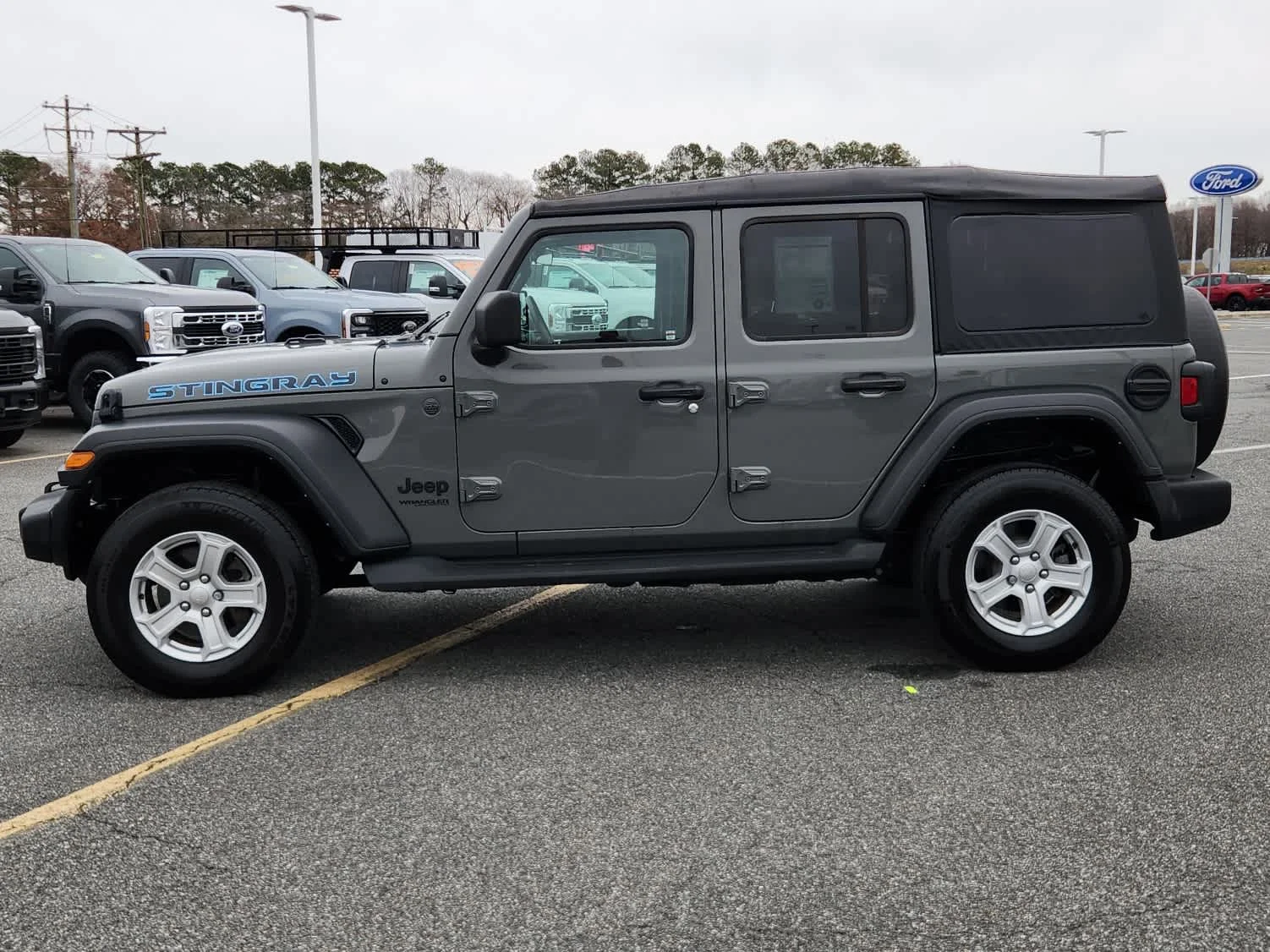 Certified Used 2022 Sting-Gray Clearcoat Jeep Unlimited Sport S image 5