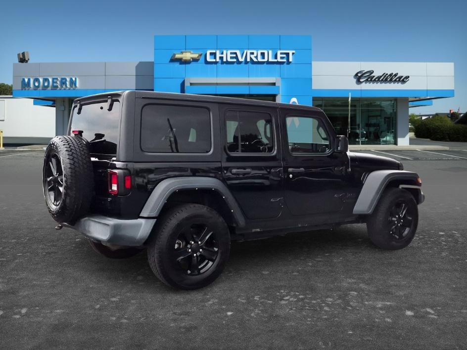 Used 2021 Black Clearcoat Jeep Unlimited Sport Altitude image 5