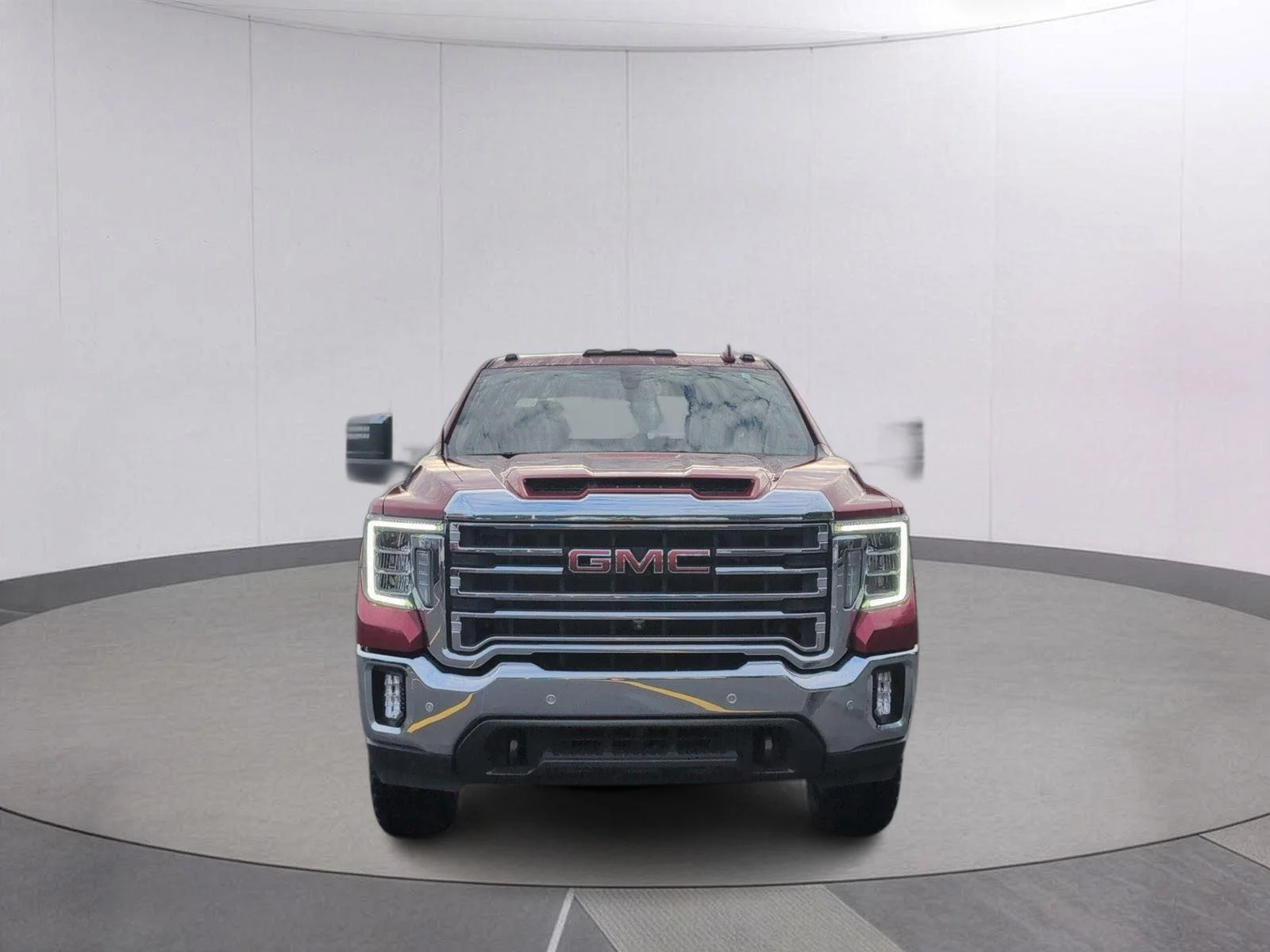 Used 2021 CAYENNE RED TINTCOAT GMC SLT image 9