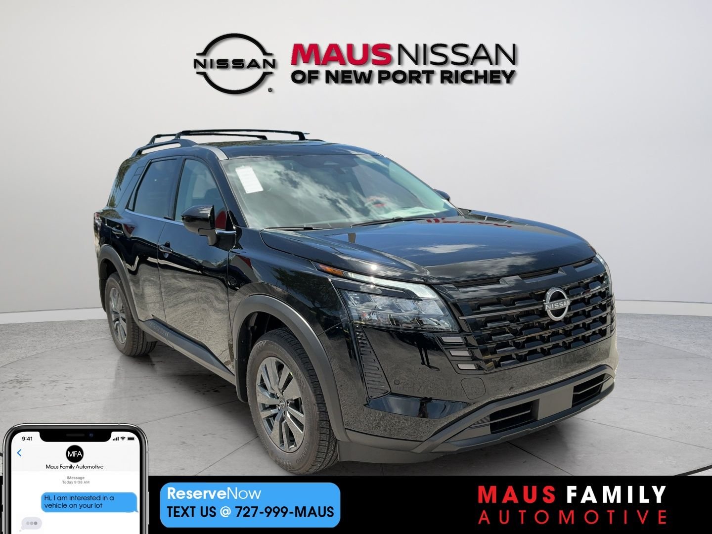 New 2026 Black Nissan SV image 1