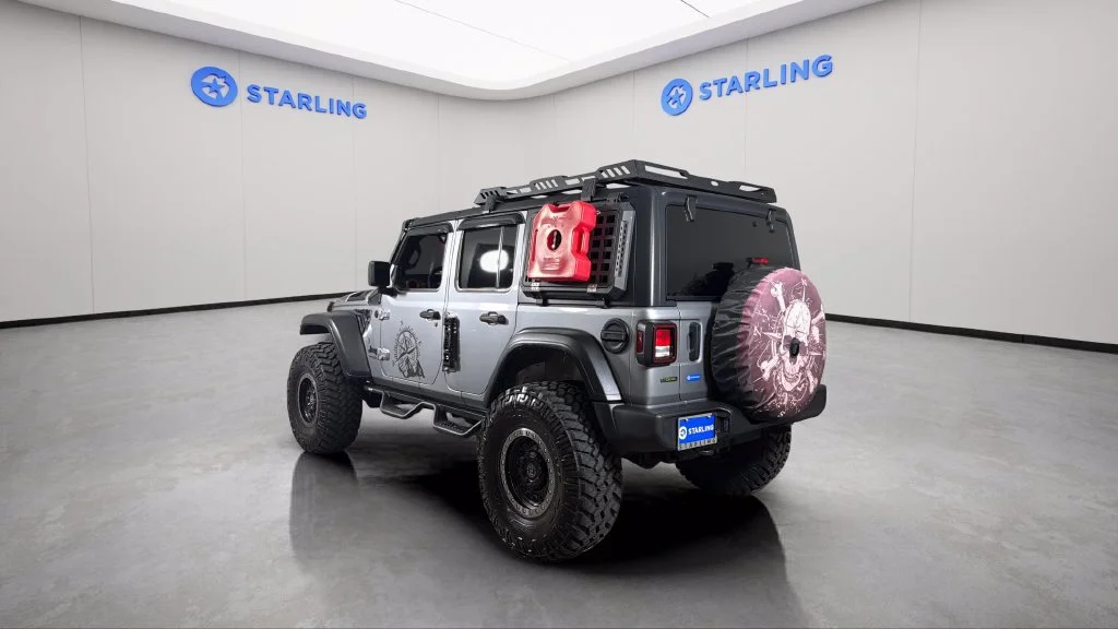 Used 2021 Silver Jeep Unlimited Willys image 5