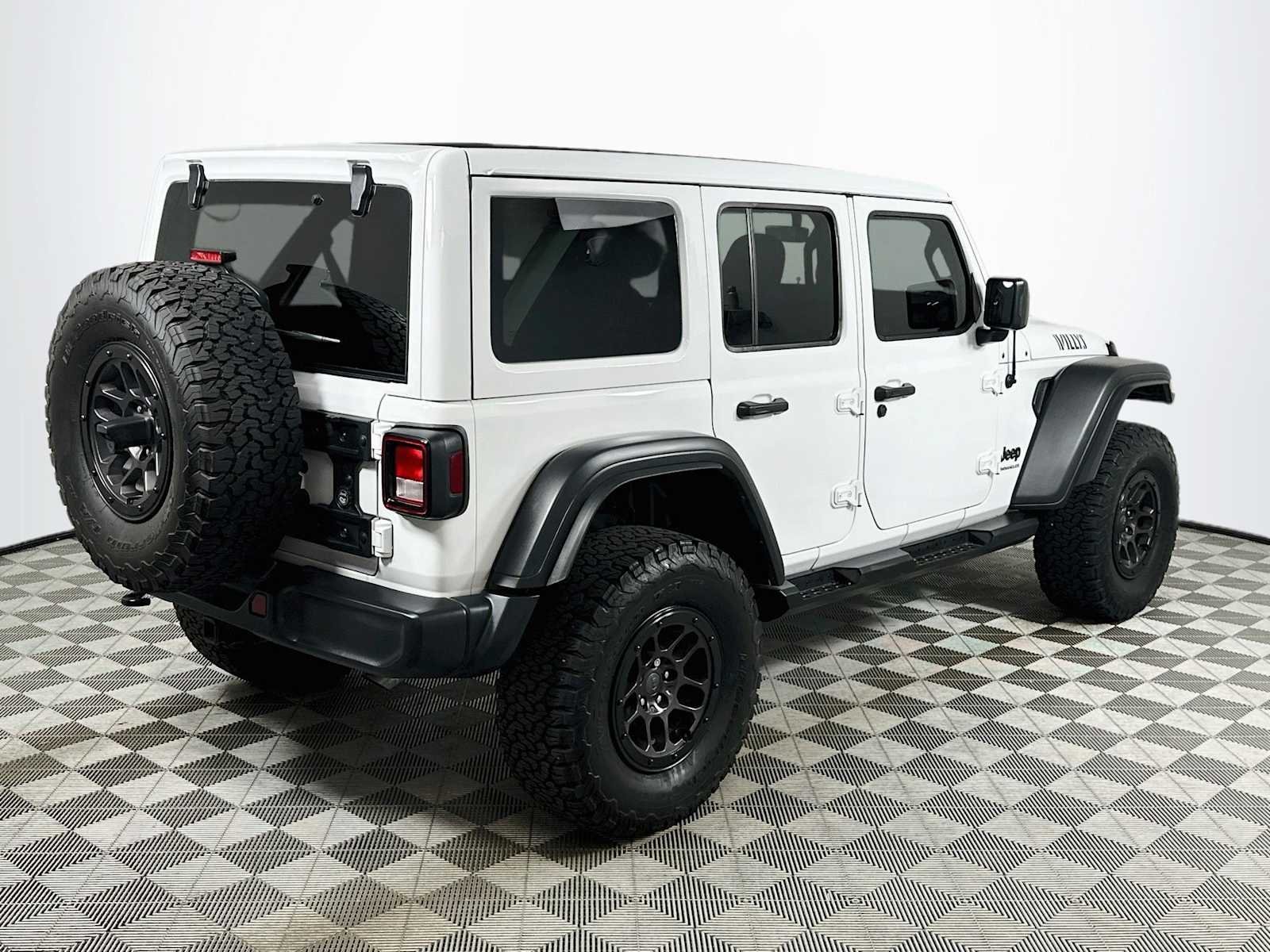 Used 2023 Bright White Clearcoat Jeep Willys image 7