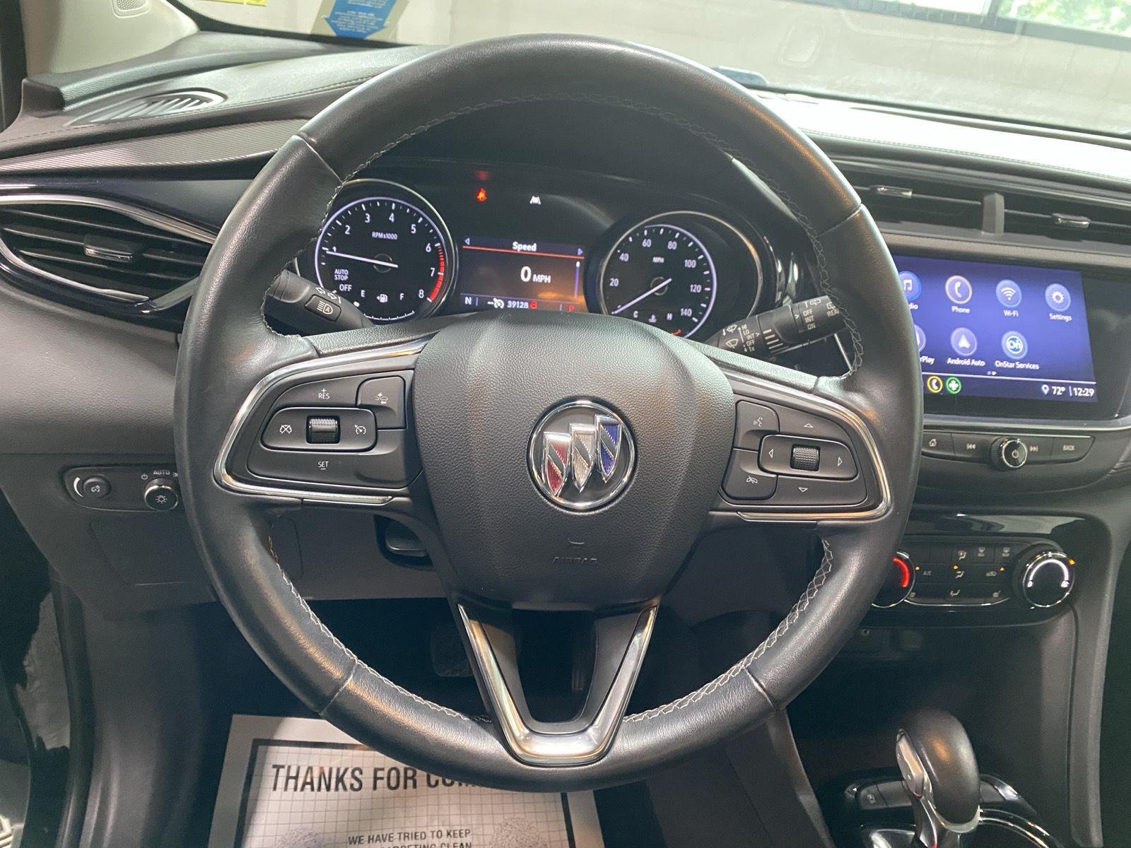 Used 2022 Ebony Twilight Metallic Buick Preferred image 24