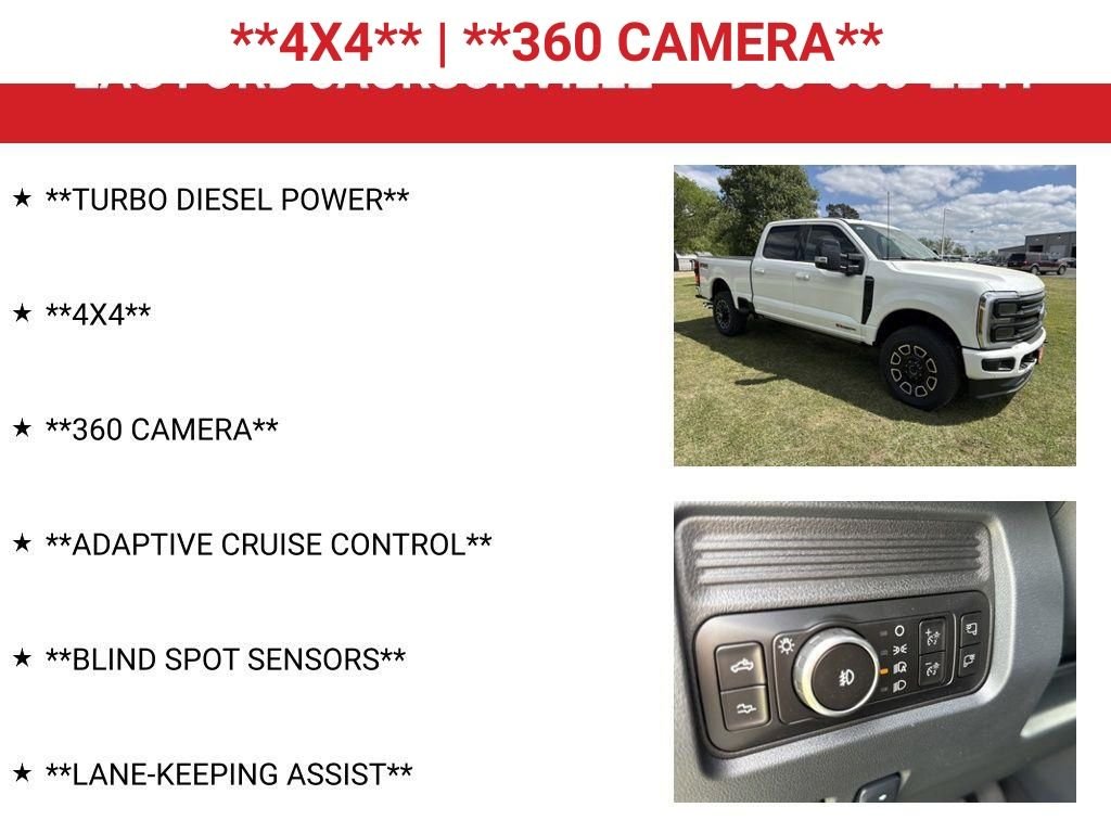New 2026 Star White Metallic Tri-Coat Ford F-250® Platinum® image 10