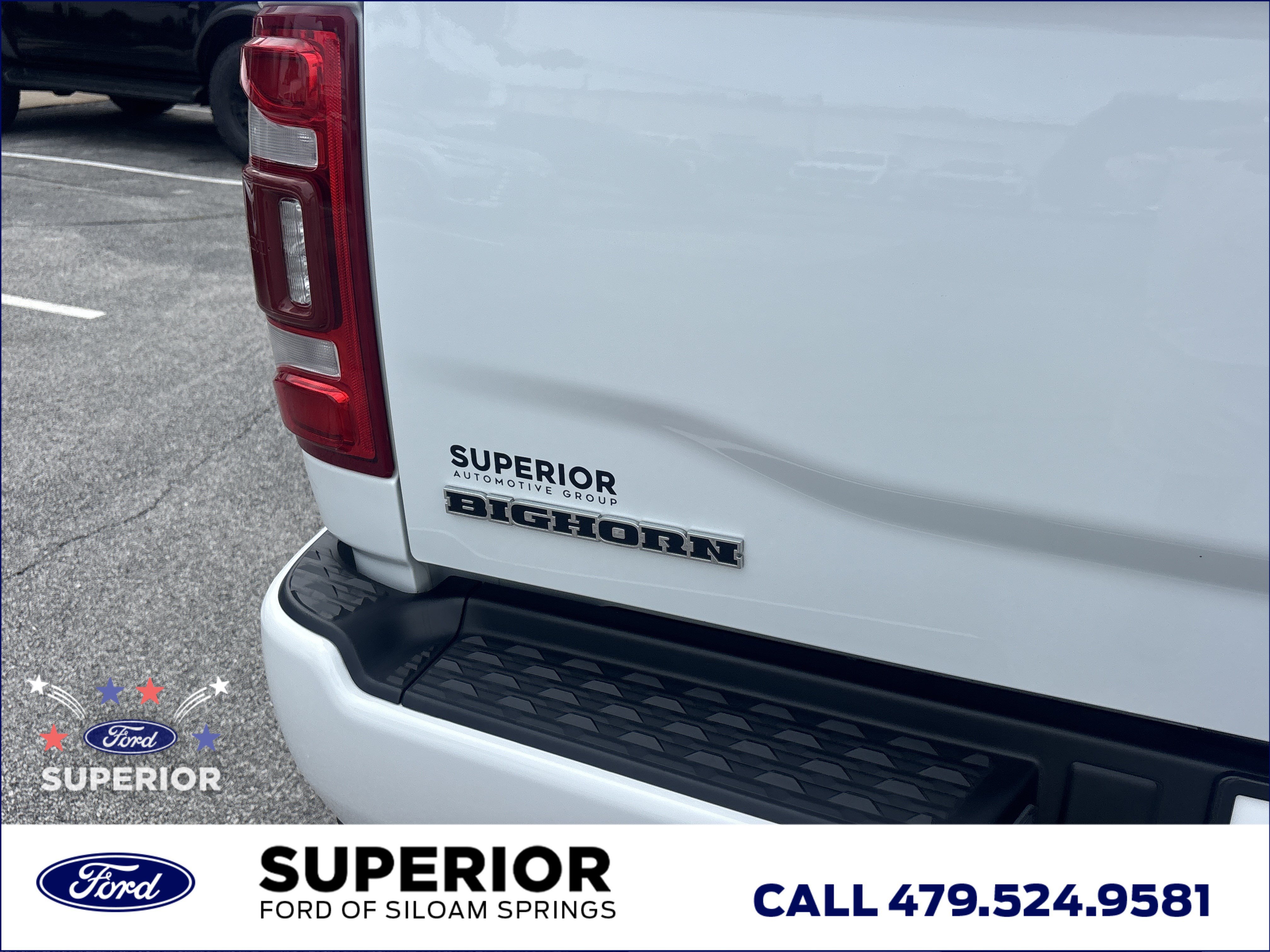 Used 2024 Bright White Clearcoat Ram Big Horn image 6