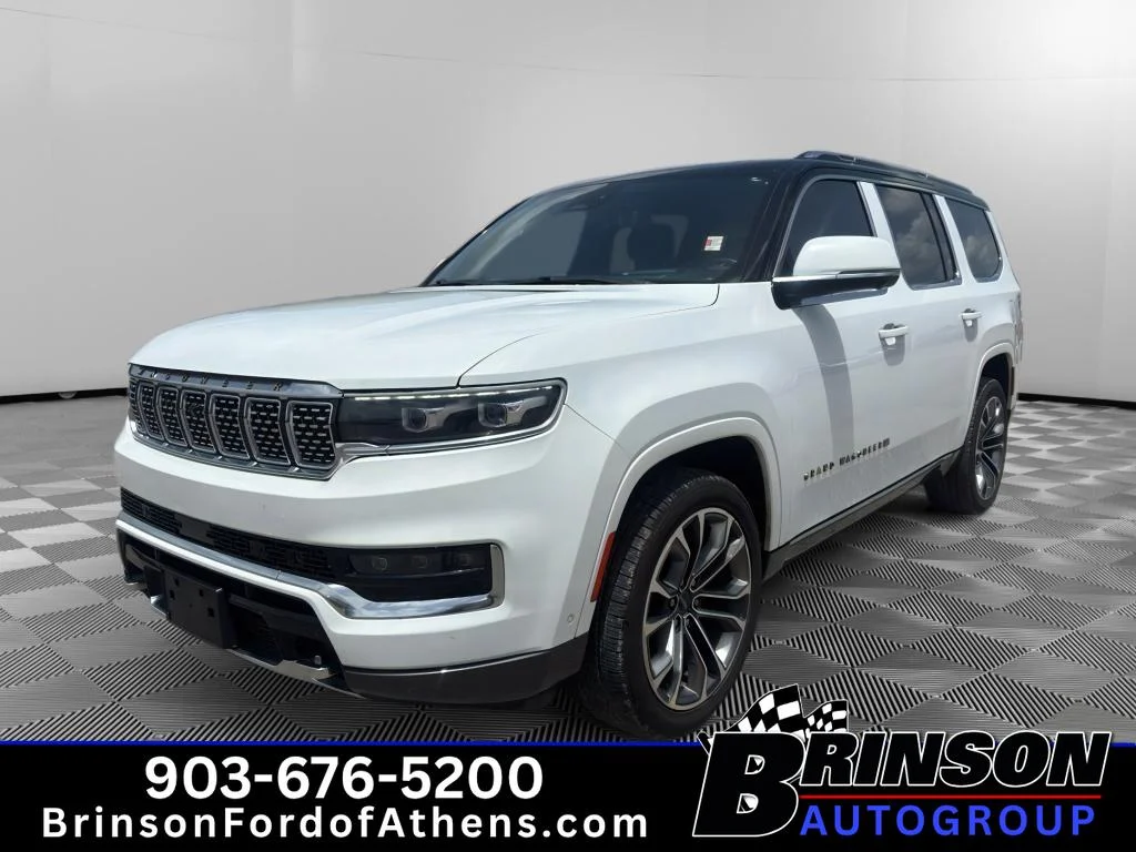 Used 2022 Bright White Clearcoat Jeep Series III image 1