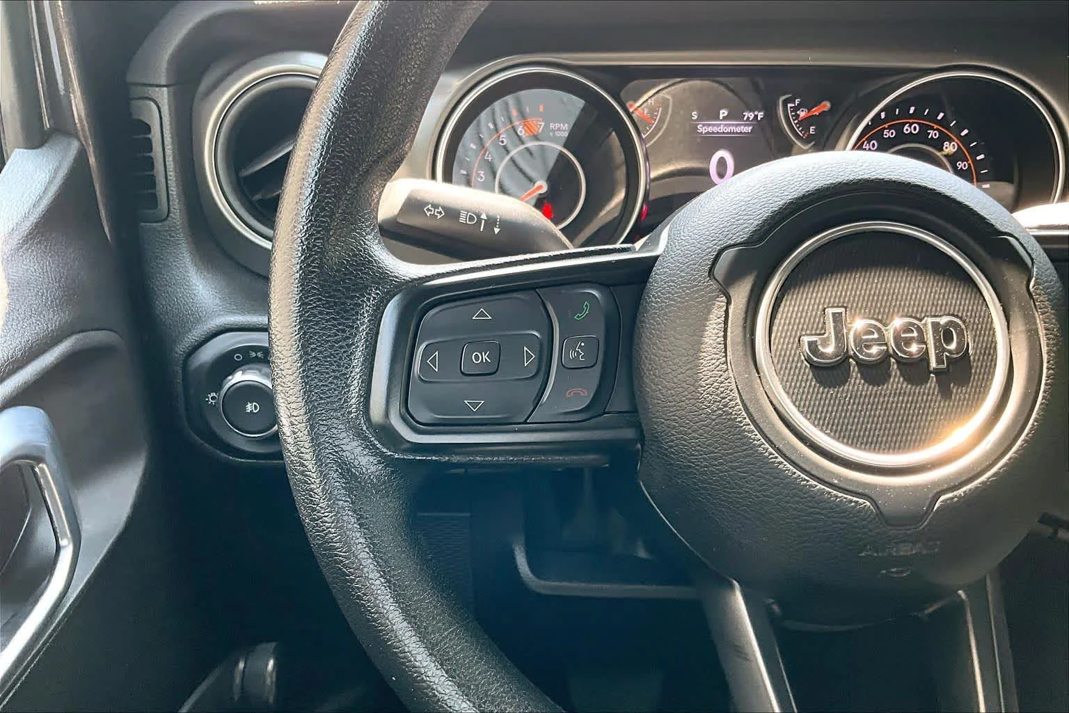 Used 2023 Granite Crystal Metallic Clearcoat Jeep Sport image 24