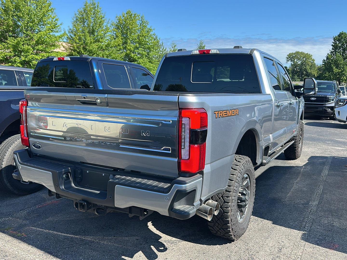Used 2026 Carbonized Gray Metallic Ford LARIAT image 3