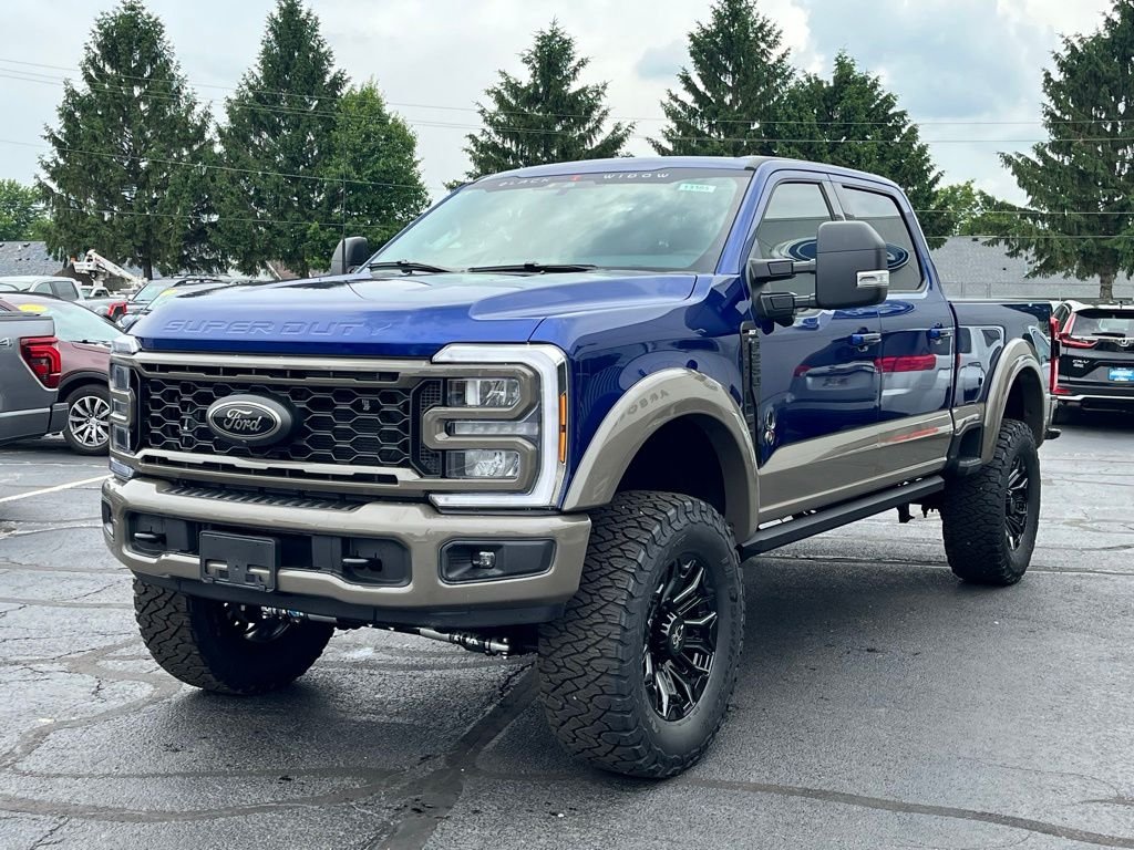 New 2026 Blue Ford XLT Black Widow Lifted Truck image 15