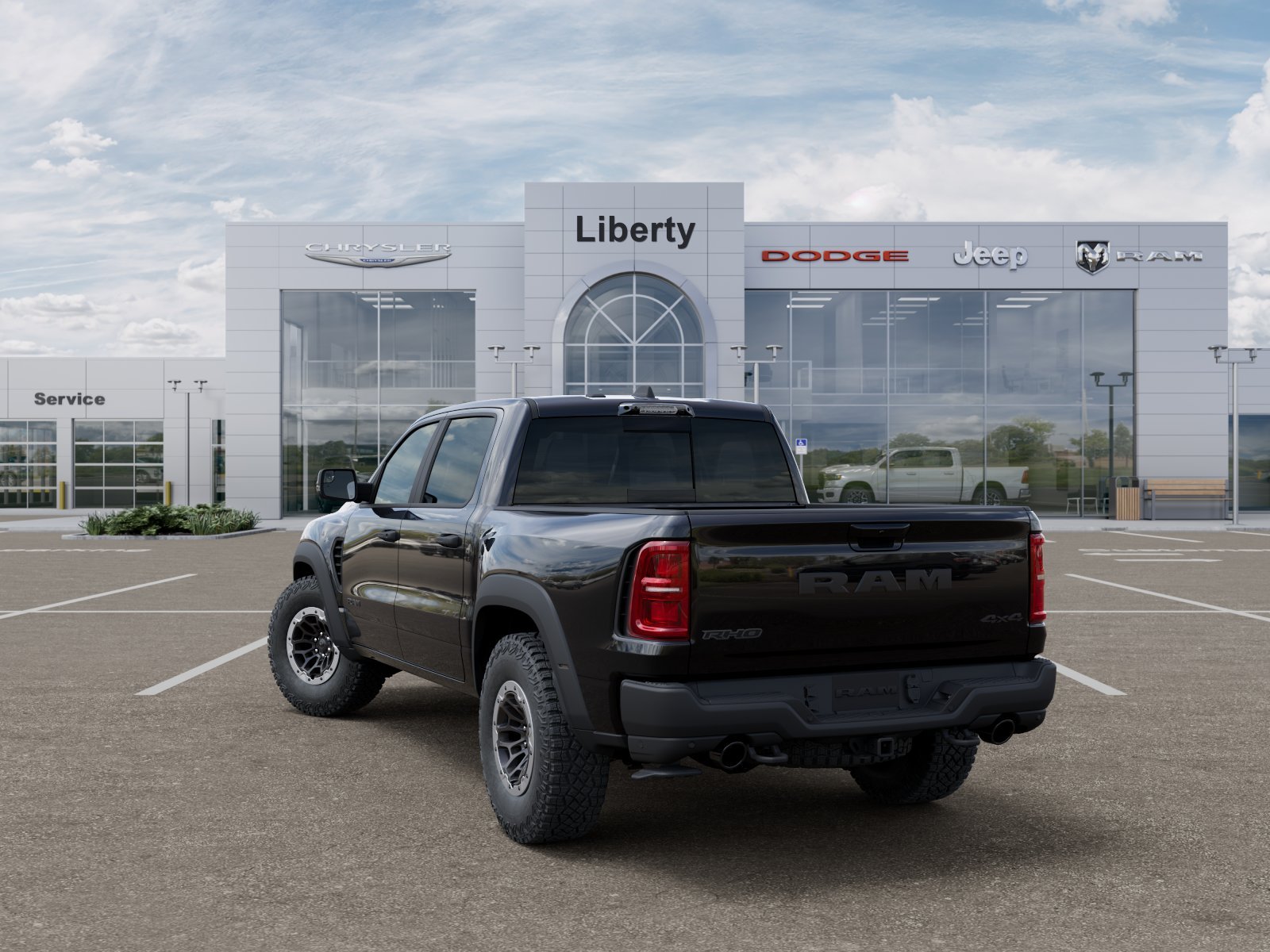 New 2026 Diamond Black Crystal Pearl-Coat Exterior Paint RAM RHO image 42