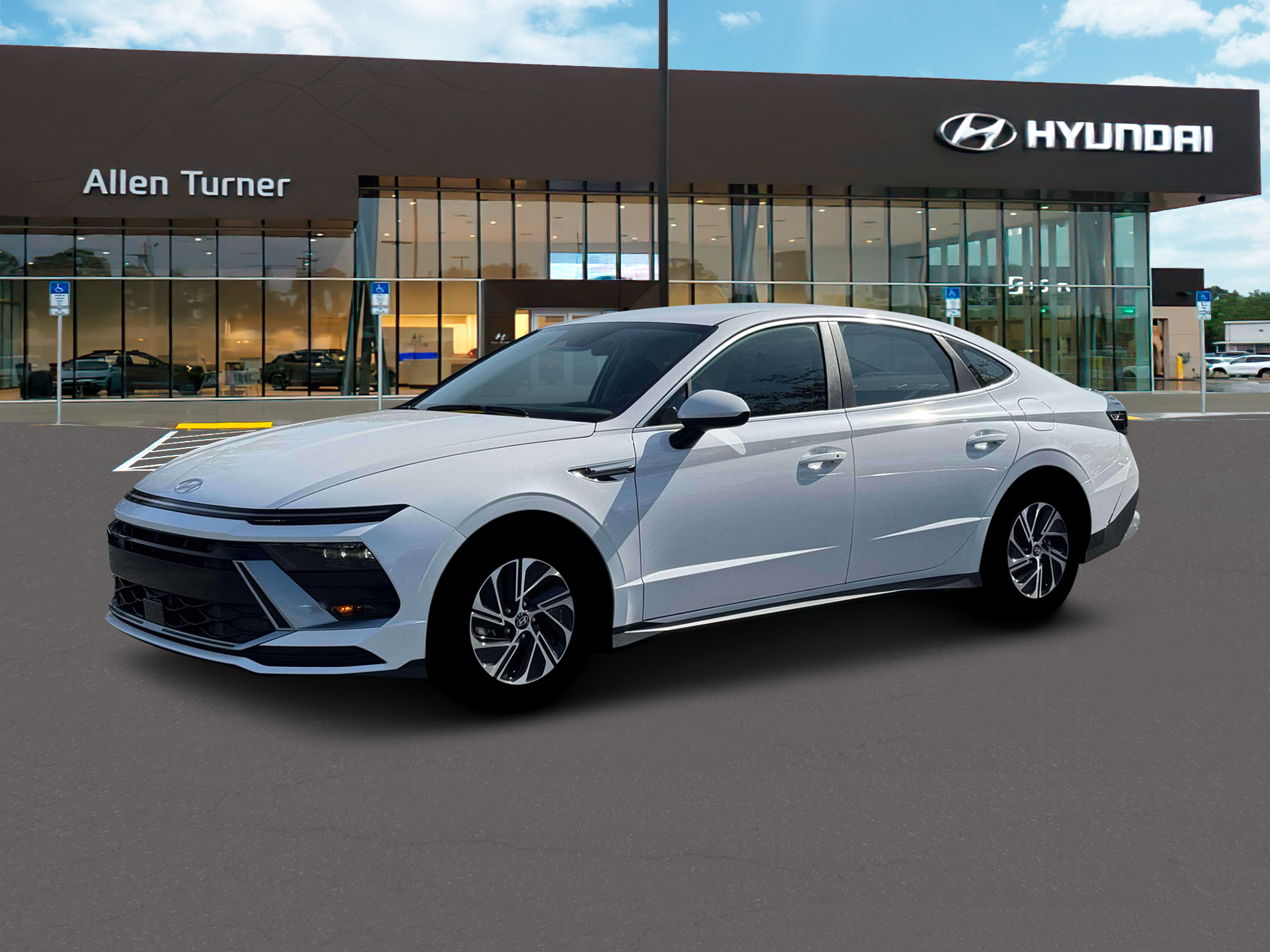 New 2026 Serenity White Hyundai Blue image 2