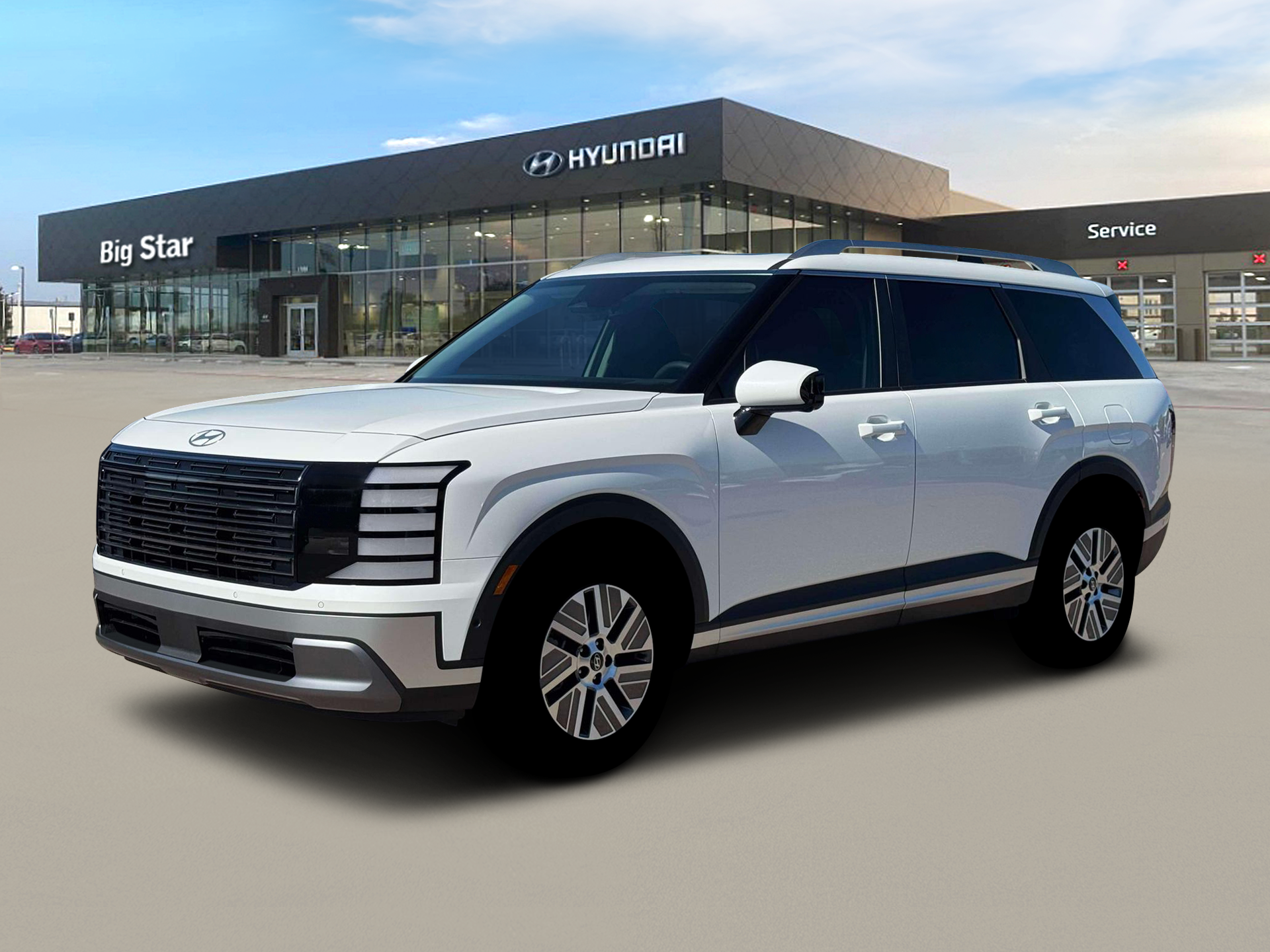New 2026 Creamy White Pearl Hyundai Blue SEL Premium 7P image 19