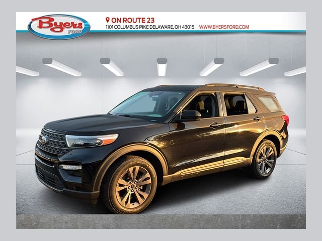 Used 2022 Agate Black Metallic Ford XLT image 1