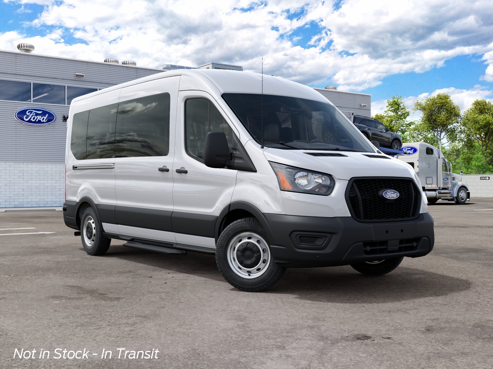New 2027 Oxford White Ford Passenger Van XL image 5