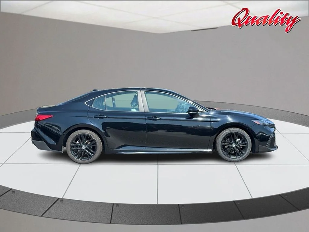 Used 2025 Midnight Black Metallic Toyota SE image 2