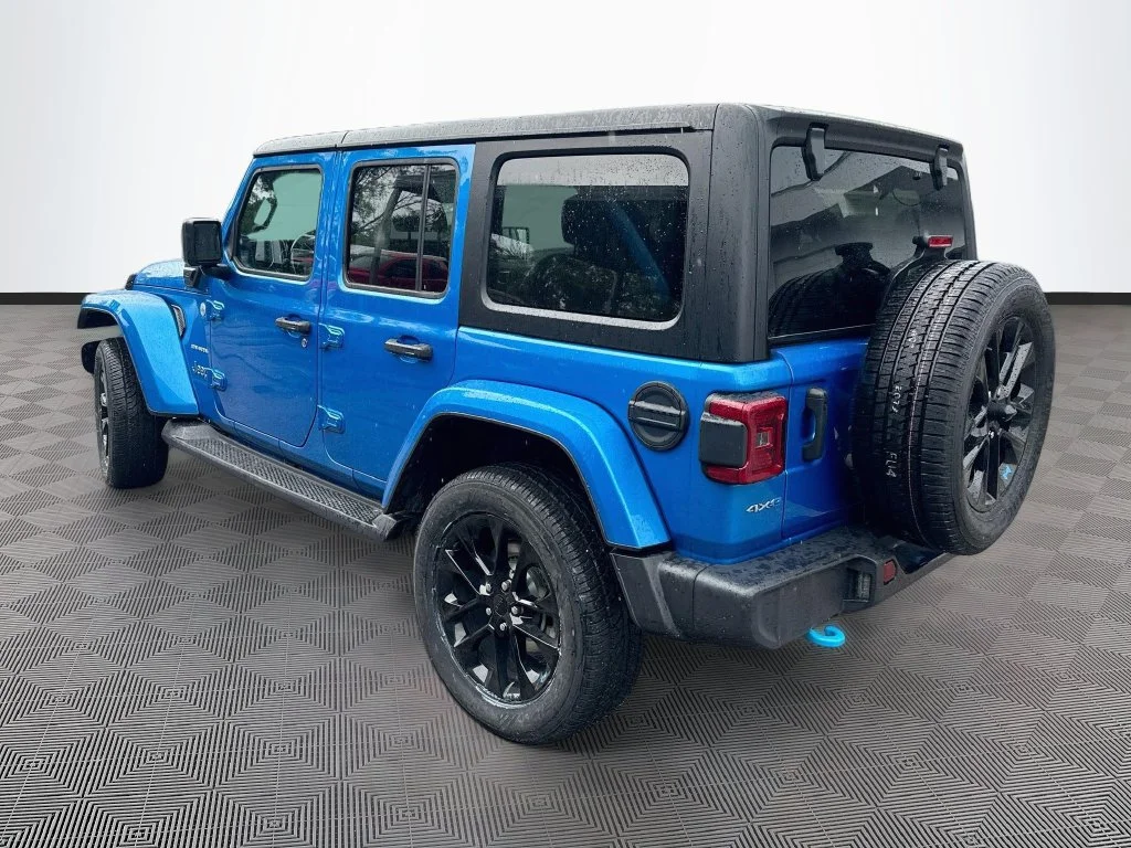 Used 2023 Blue Jeep Sahara 4xe image 8