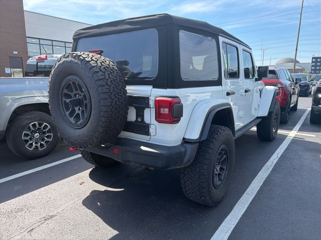 Used 2023 Bright White Clearcoat Jeep Rubicon image 3