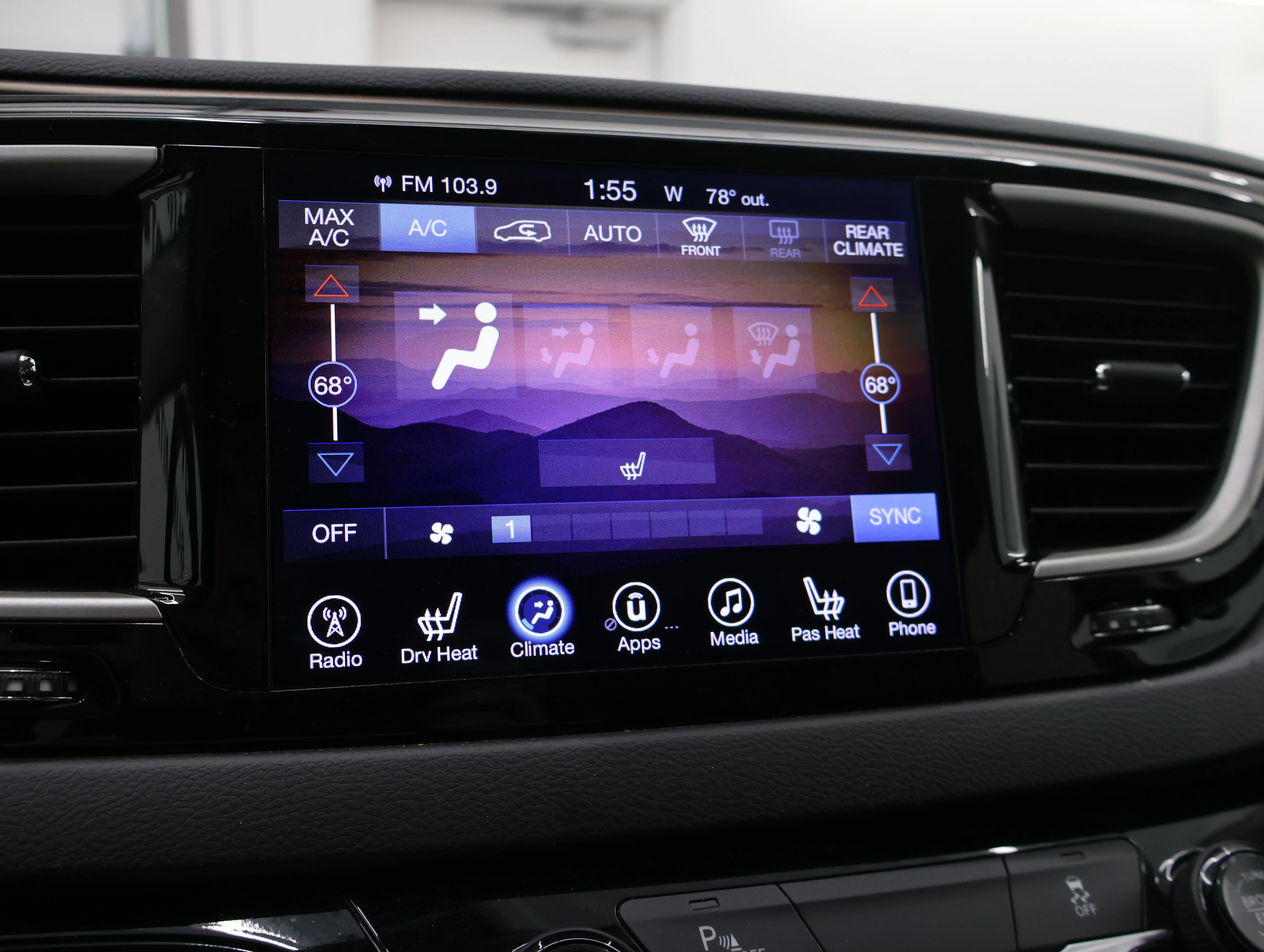 Used 2017 Jazz Blue Pearlcoat Chrysler Touring L image 51