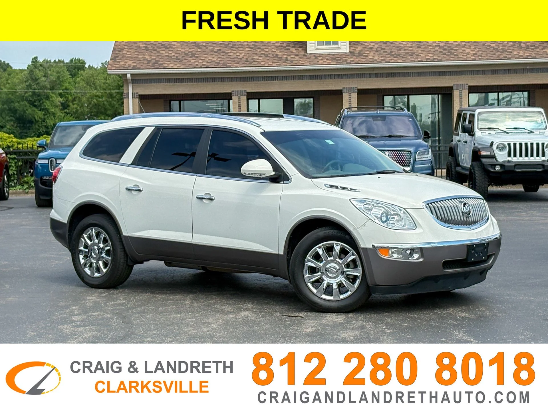 Used 2012 White Buick Leather Group image 1