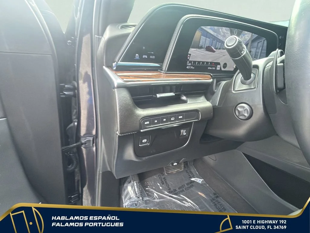 Used 2024 Galactic Gray Metallic Cadillac Premium Luxury image 16