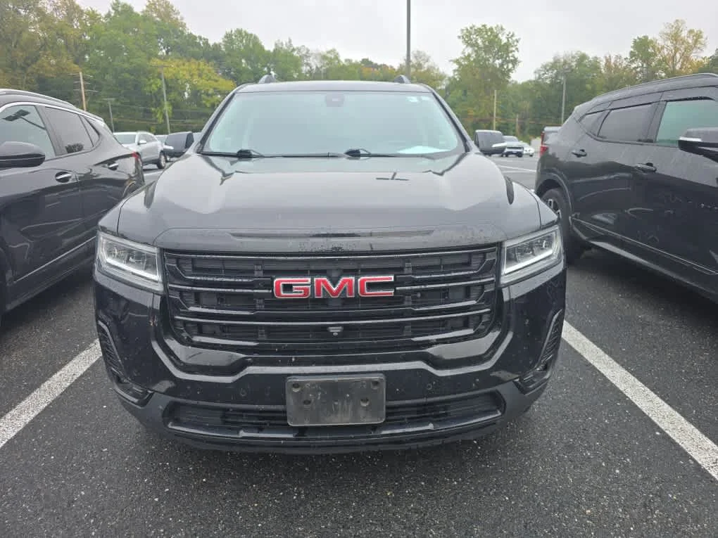 Used 2021 Ebony Twilight Metallic GMC SLT image 2