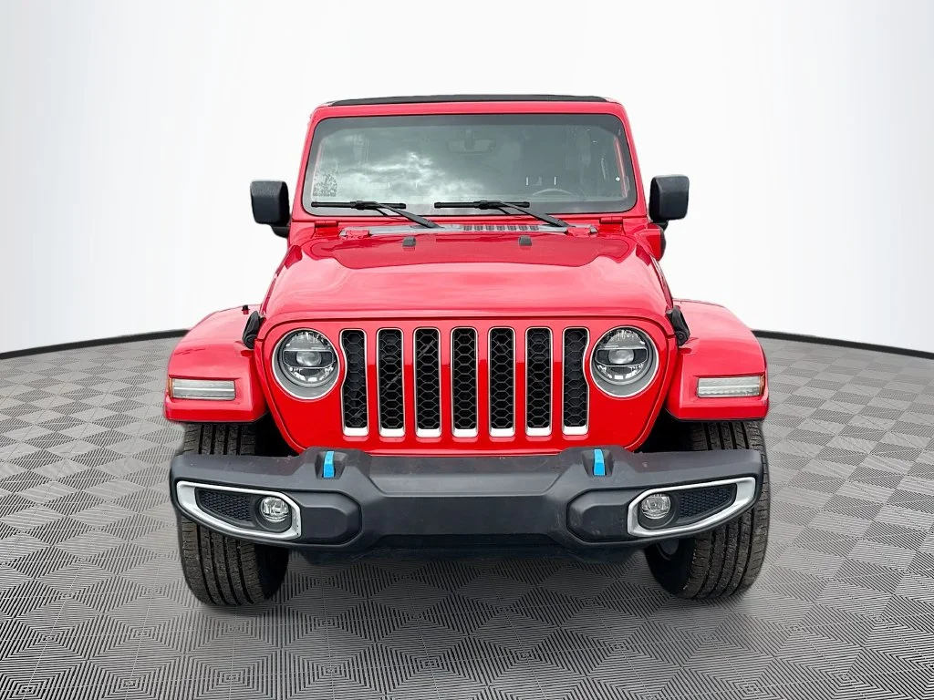 Used 2022 Red Jeep Unlimited Sahara 4xe image 2