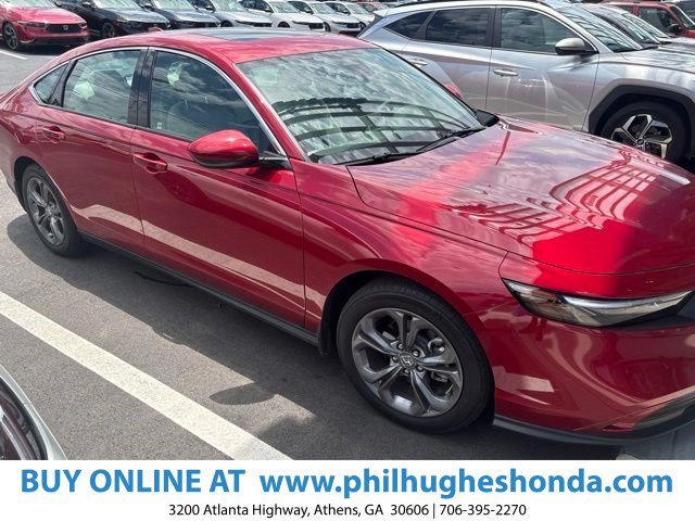 Used 2024 Radiant Red Metallic Honda EX image 1