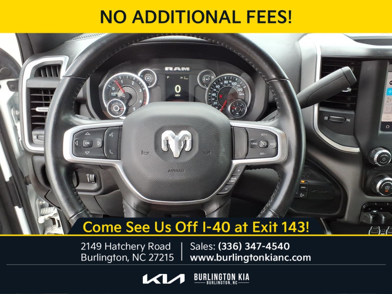 Used 2024 Bright White Clearcoat Ram Big Horn image 21