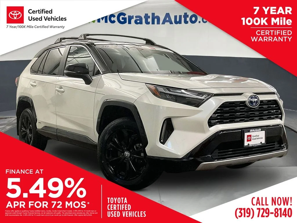 Certified Used 2022 White Toyota XSE image 1