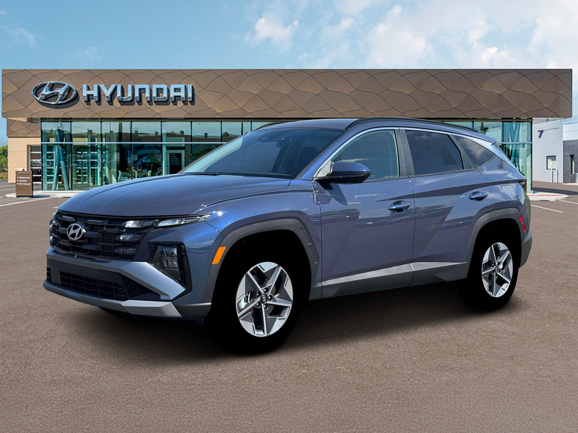 New 2026 Blue Hyundai SEL AWD image 2