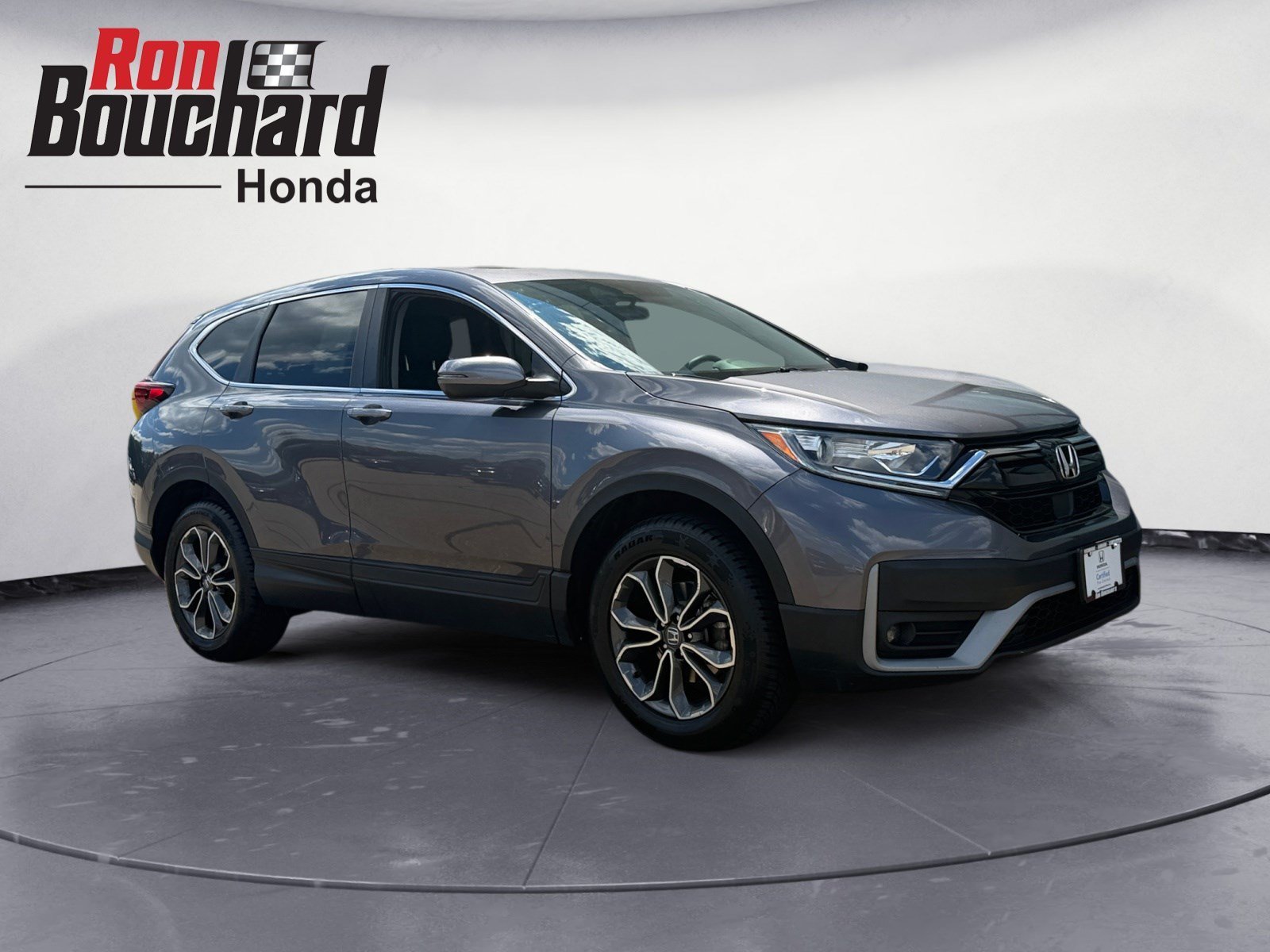 Certified Used 2022 Gray Honda EX image 1
