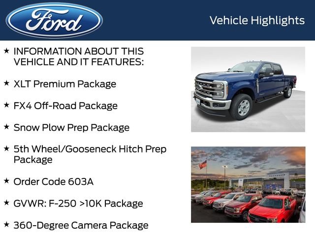 New 2026 Argon Blue Metallic Ford F-250® XLT image 4