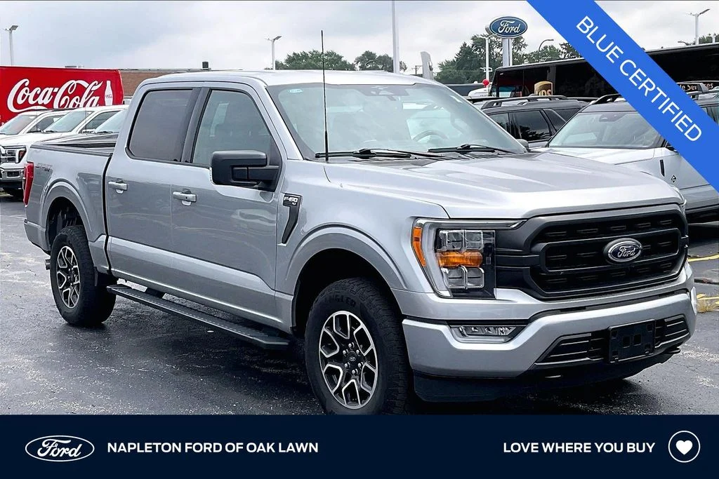 Certified Used 2023 Silver Metallic Ford XLT image 1