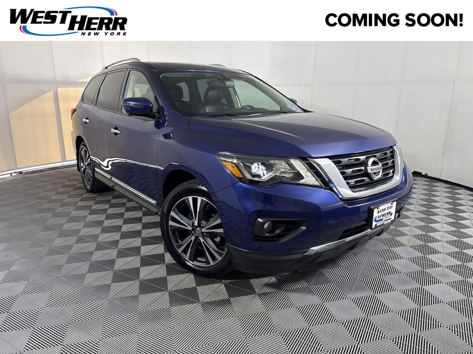 Used 2019 Caspian Blue Metallic Nissan Platinum image 1
