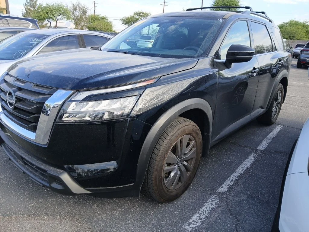 Certified Used 2025 Black Nissan SV image 1