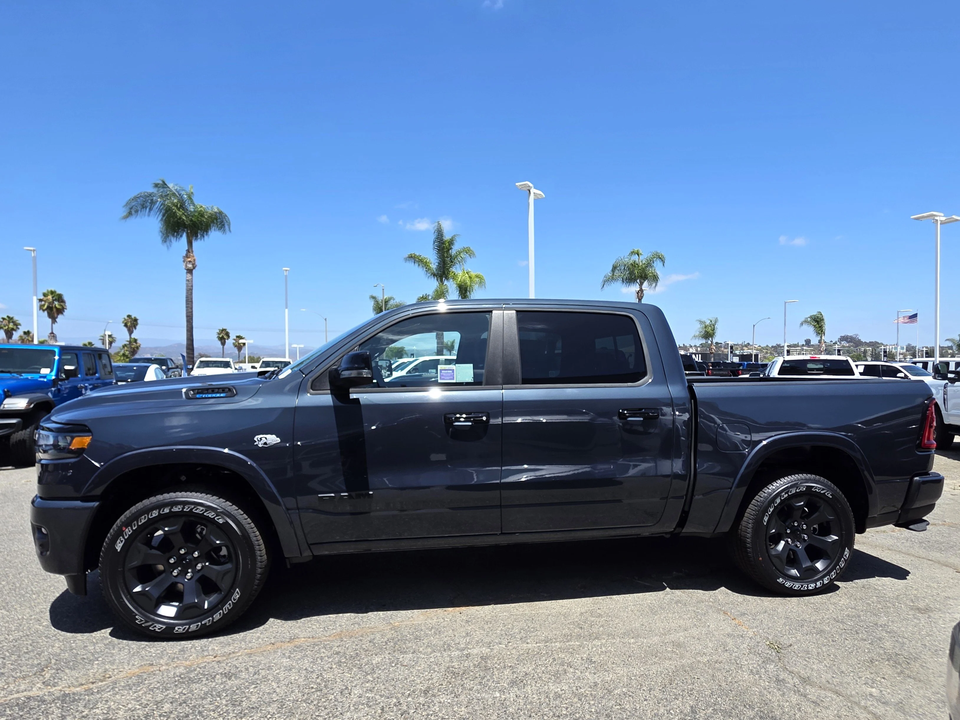 New 2026 Blue Metallic RAM Big Horn/Lone Star image 2