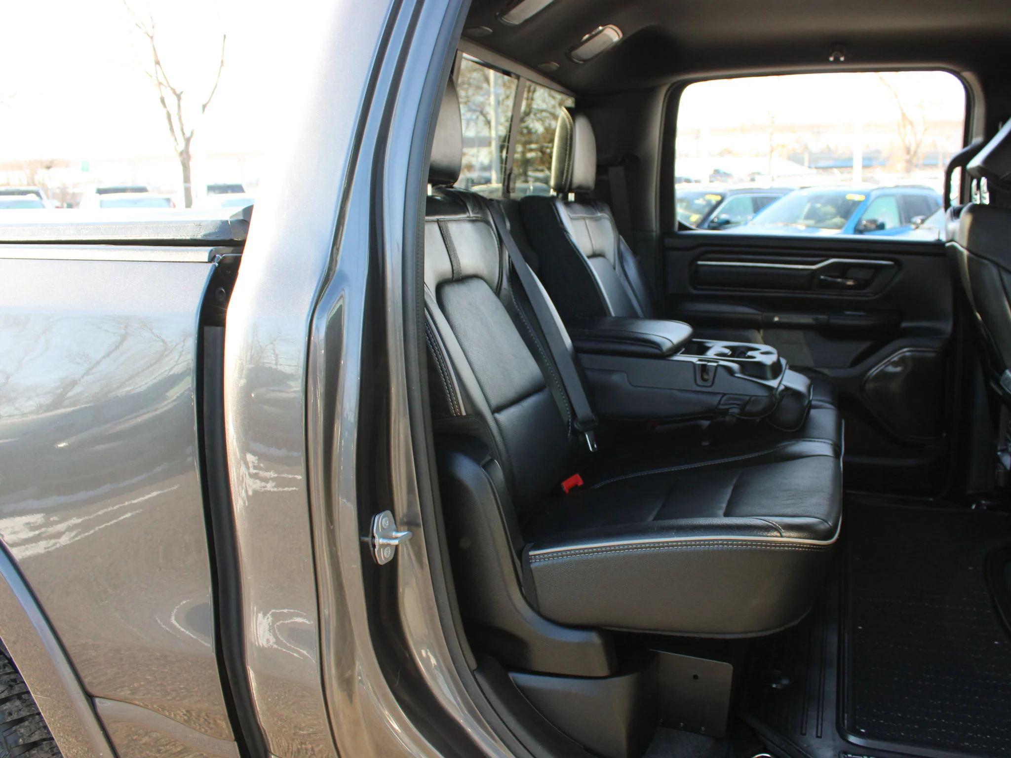 Used 2022 Grey RAM Limited * No Accidents | HEMI V8 | LOADED | ENVY Wheels | Head-Up Display | Night Edition image 19