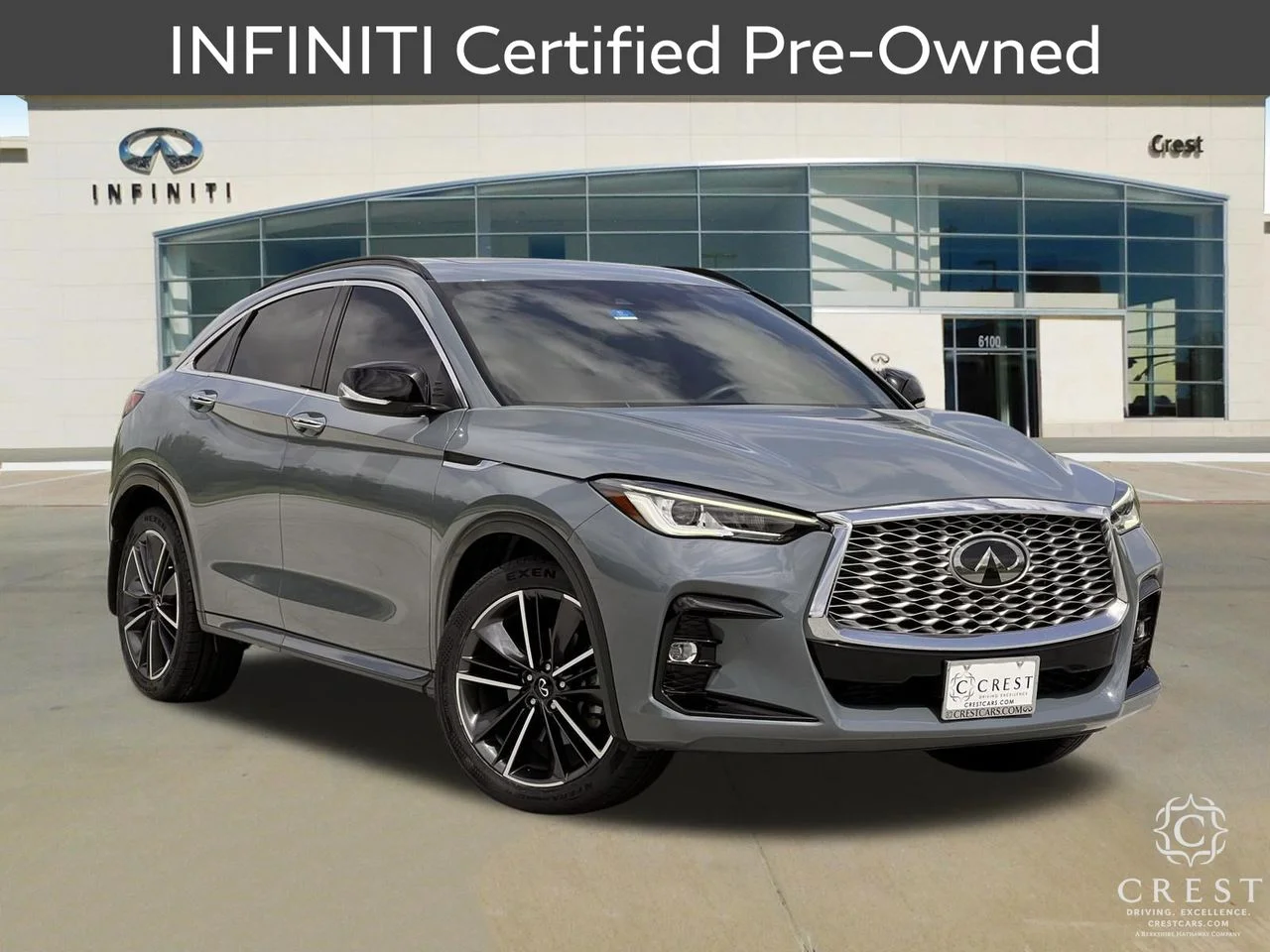 Certified Used 2023 Slate Gray INFINITI LUXE image 2