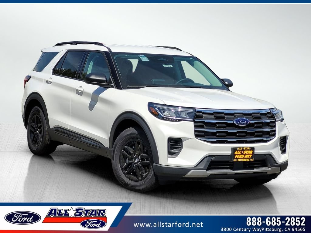 New 2026 Star White Metallic Tri-Coat Ford Active image 1