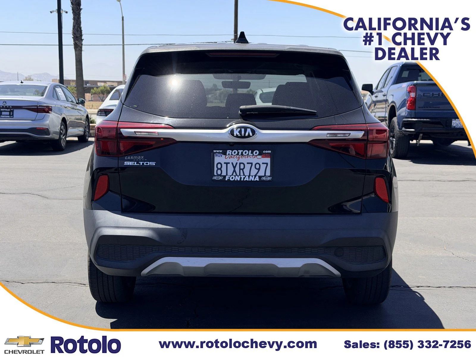 Used 2021 Cherry Black Kia LX image 5