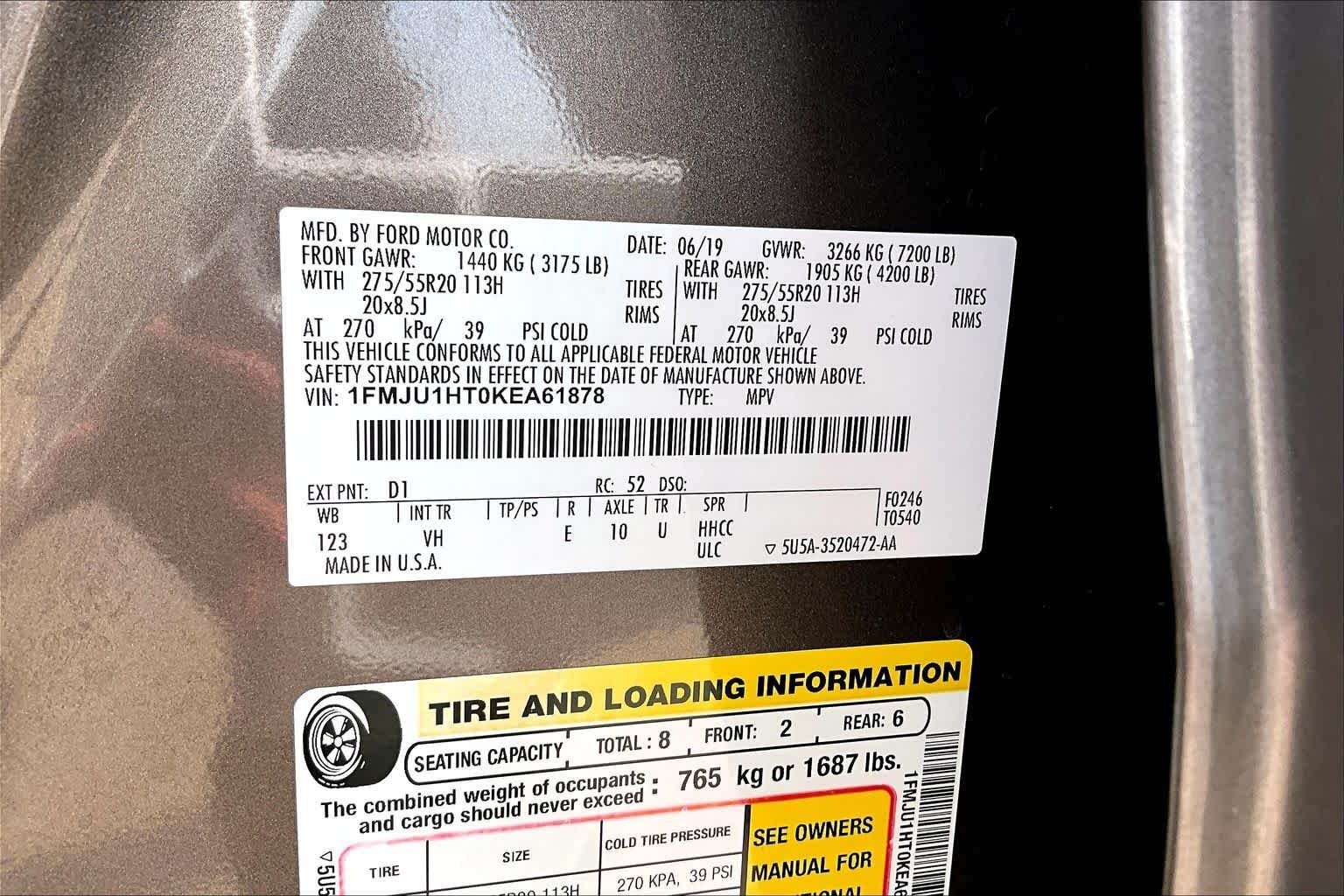 Used 2019 Stone Gray Metallic Ford XLT image 71