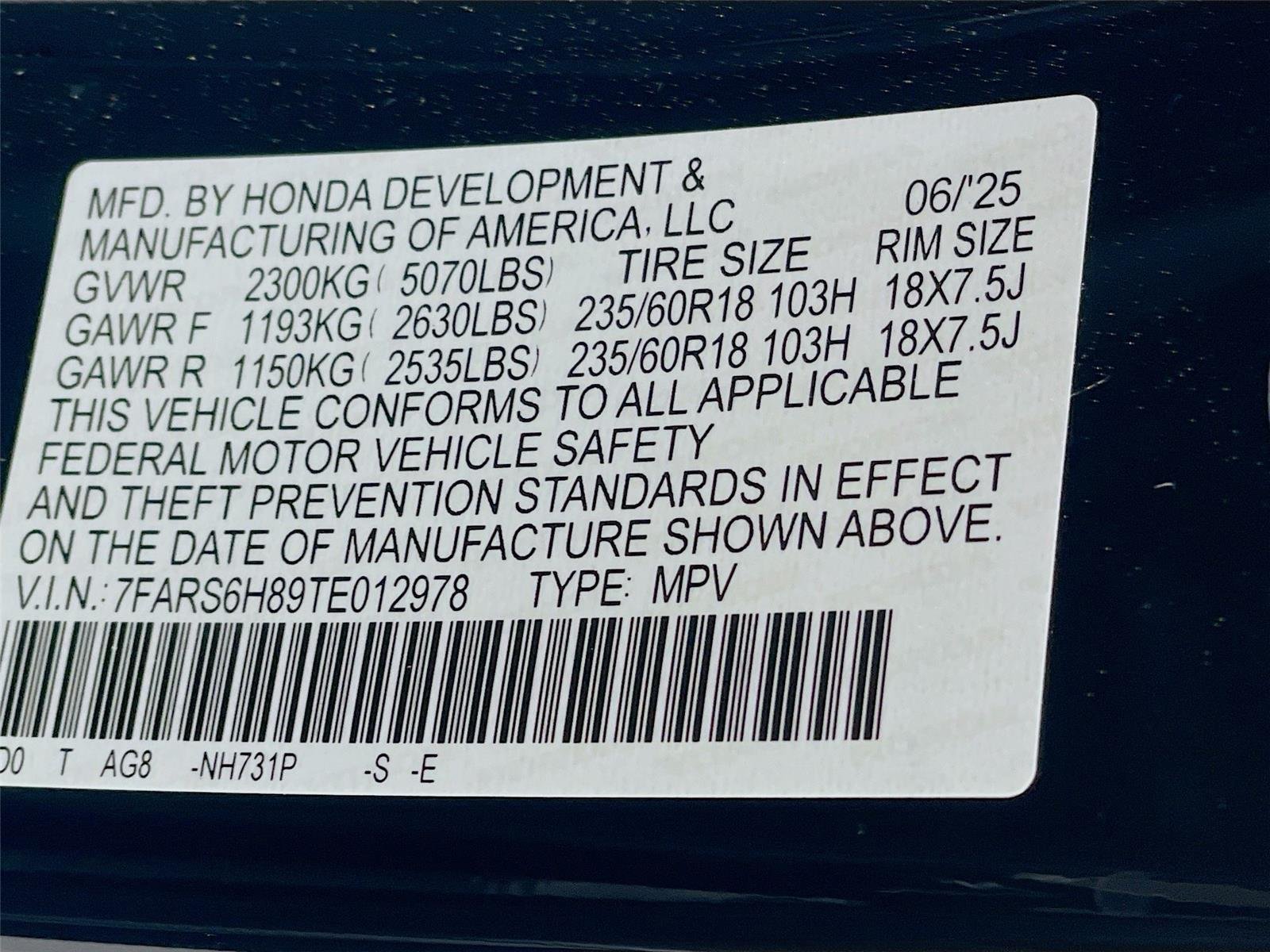 Used 2026 Crystal Black Pearl Honda Sport-L image 36