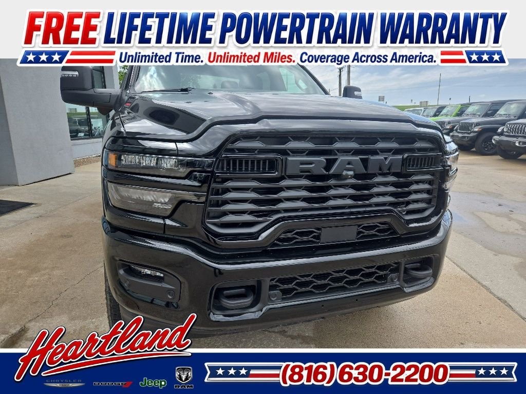 New 2026 Diamond Black Crystal Pearl-Coat Exterior Paint RAM Big Horn image 15
